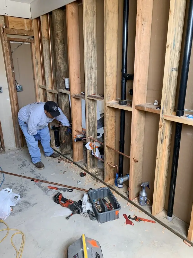 Commercial rough-in plumbing for Gas Line Repair in Allendale-Lakeside